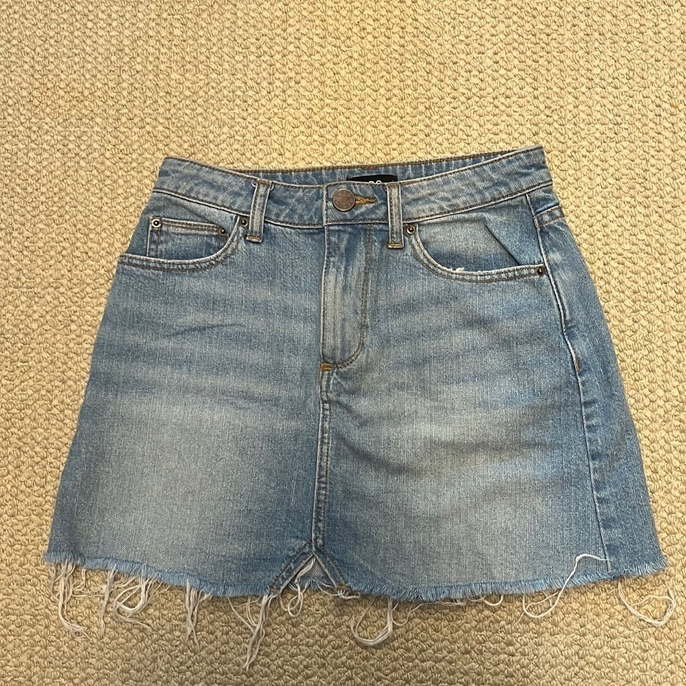 BDG distressed denim skirt​